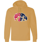 Iowa Hawkeyes Patriotic Hoodie