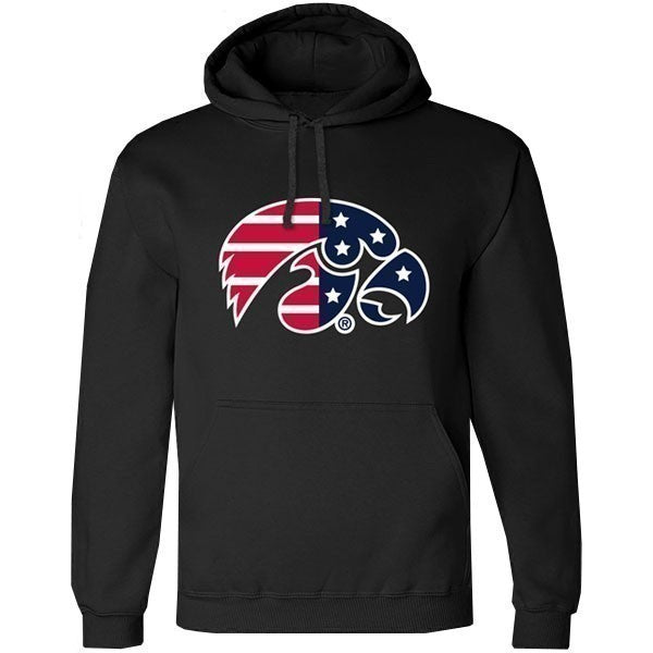 Iowa Hawkeyes Patriotic Hoodie