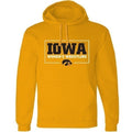Iowa Hawkeyes Women's Wrestling Squared Gold Hoodie
