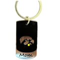 Iowa Hawkeyes Mom Keychain