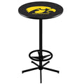 Iowa Hawkeyes Black Pub Table