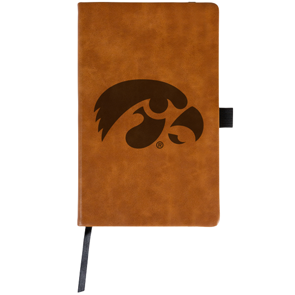 Iowa Hawkeyes Leather Notepad