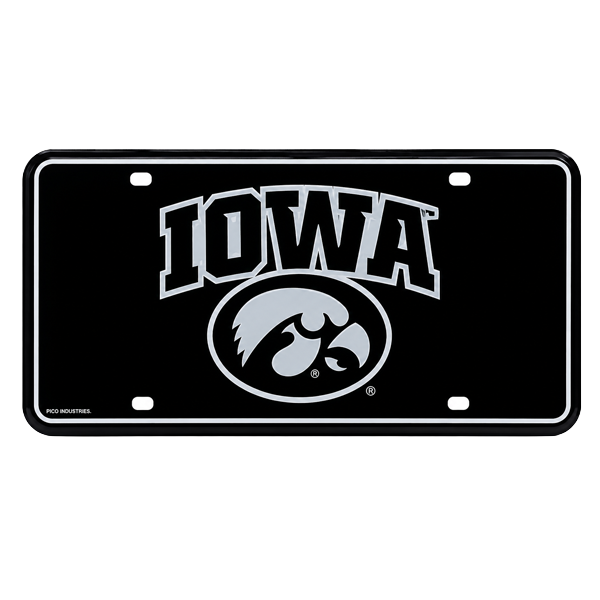 IOWA METAL CAR TAG