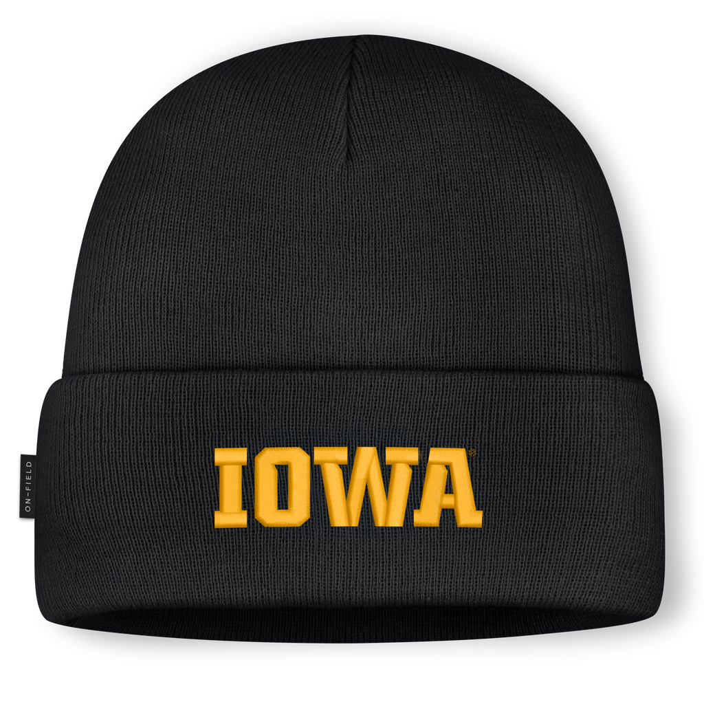 IOWA HAWKEYES NIKE UTILITY GAMEDAY CUFFED BEANIE