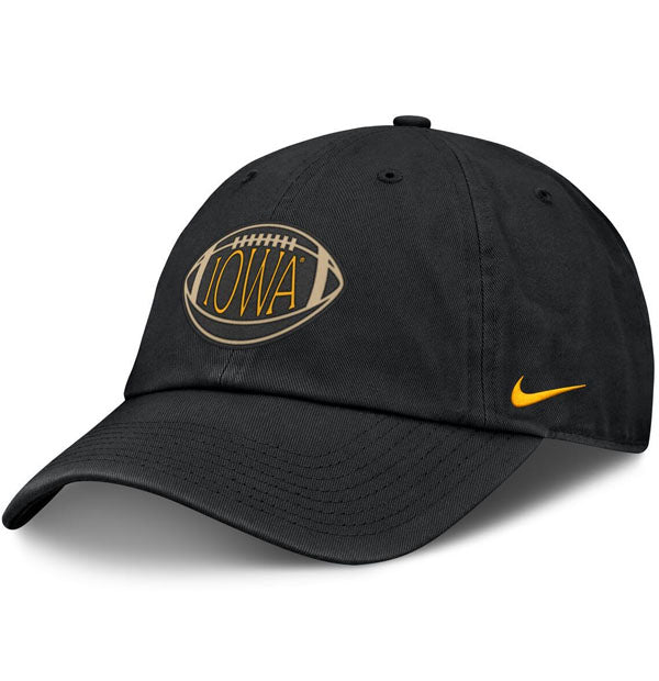 Nike Iowa Hawkeyes Football Oval Adjustable Hat S/M