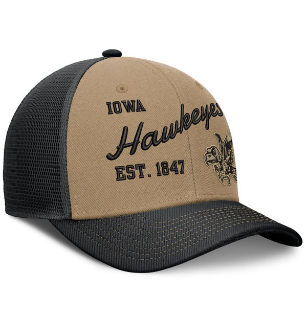 Nike Iowa Hawkeyes Vintage Trucker Hat - L/XL