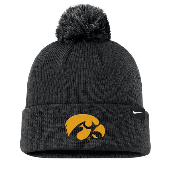 IOWA PEAK POM BEANIE KNIT