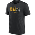 Iowa Hawkeyes Triblend Football Slogan Tee