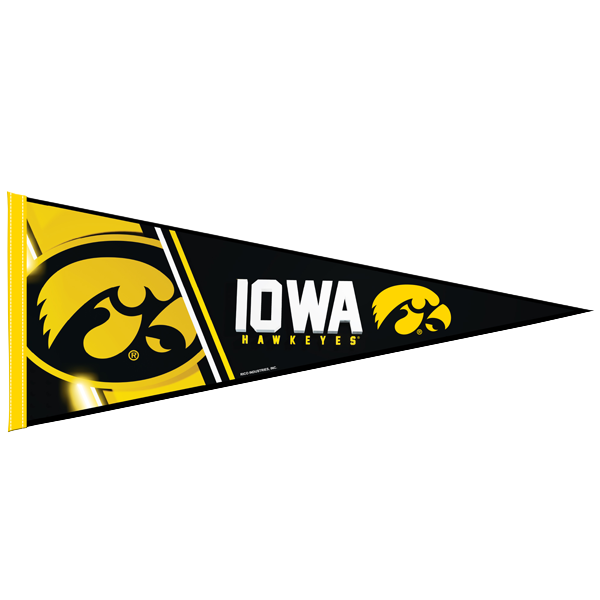 Iowa Hawkeyes Premium Felt Pennant