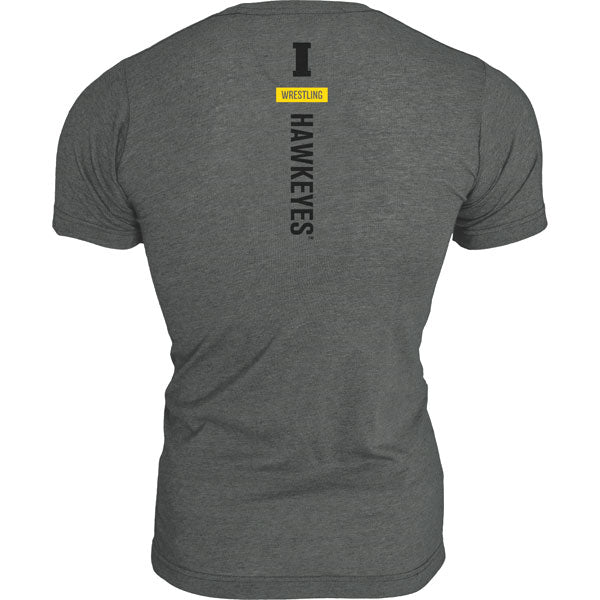 Iowa Hawkeyes Wrestling Overlay Tee