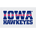 IOWA PATRIOTIC HAWKEYES 8X4