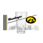 Iowa Hawkeyes Skyline Pint Glass
