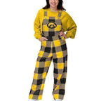 Iowa Hawkeyes Women's Big Logo Stripe Overalls