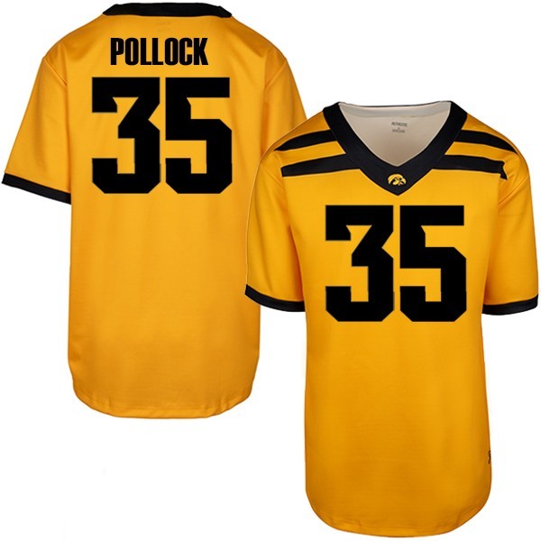 Iowa Hawkeyes Custom Youth Football Jersey