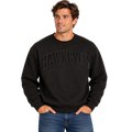 IOWA HAWKEYES FUNDAMENTAL PUFF TONAL FLEECE CREW
