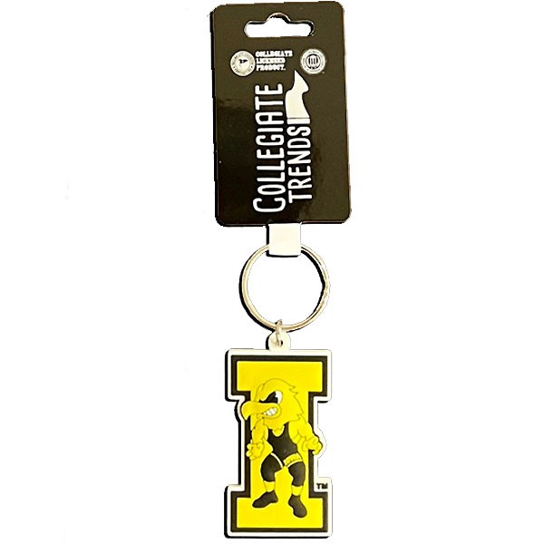 IOWA PVC KEYCHAIN Wrestling