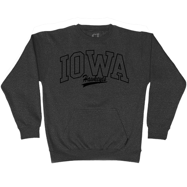 Iowa Hawkeyes Roseglen Front Pocket Crew