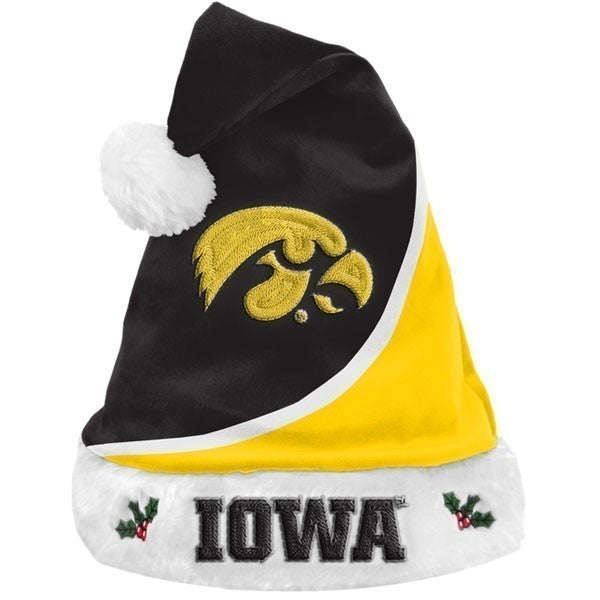 Iowa Hawkeyes Santa Hat