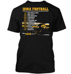 Iowa Hawkeyes 2026 Football Schedule Tee