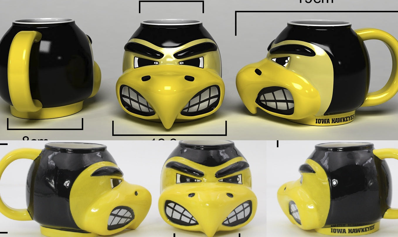 Iowa Hawkeyes Mascot Ceramic Mug