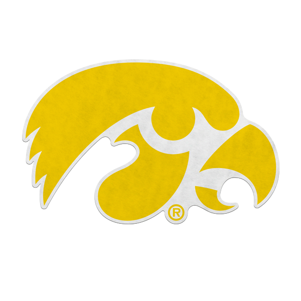 IOWA SHAPE CUT HH LOGO