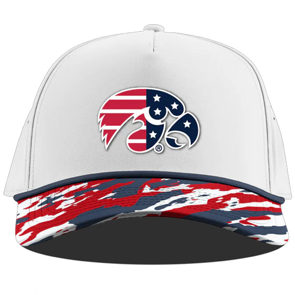 Iowa Stars & Stripes Curved 5 Panel Rope Hat
