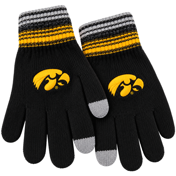 IOWA HAWKEYES STATIC GLOVES