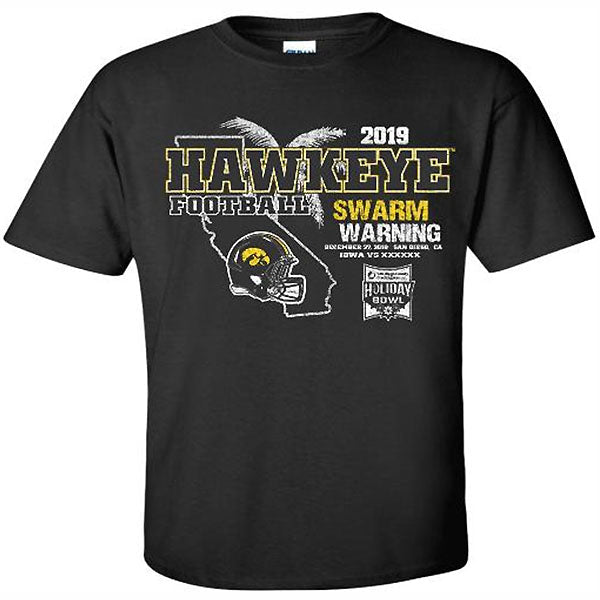 Iowa Hawkeyes Holiday Bowl Swarm Tee