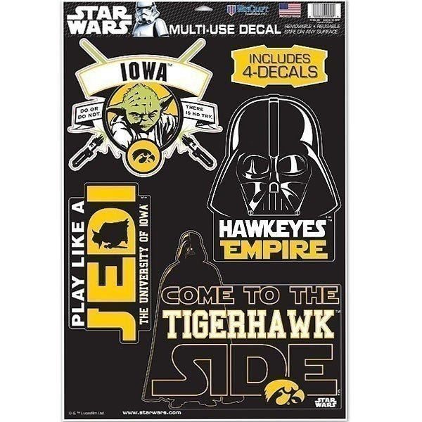 Iowa Hawkeyes Star Wars Decal