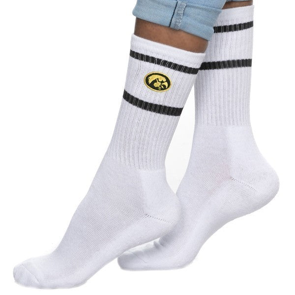 Iowa Hawkeyes Striped Sock