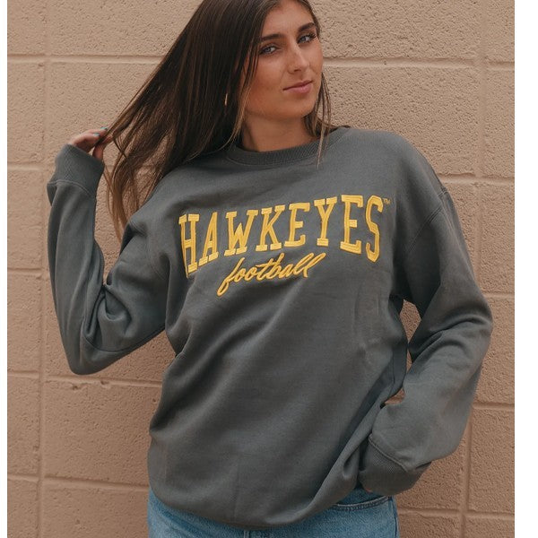 Iowa Hawkeyes Women's Tebow Embroidered Crew
