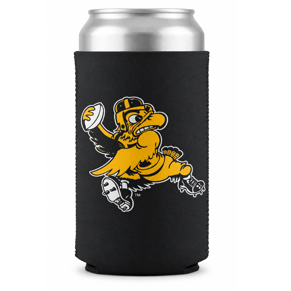 Iowa Hawkeyes Vintage Football Herky Tallboy