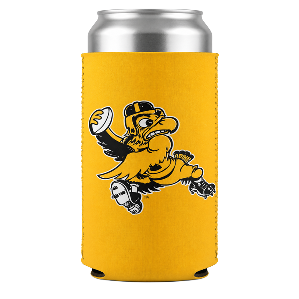 Iowa Hawkeyes Vintage Football Herky Tallboy
