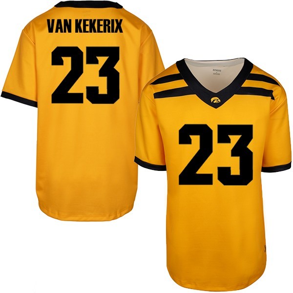 Iowa Hawkeyes Custom Youth Football Jersey