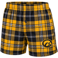 Iowa Hawkeyes Brushed Flannel Boxer PEAK