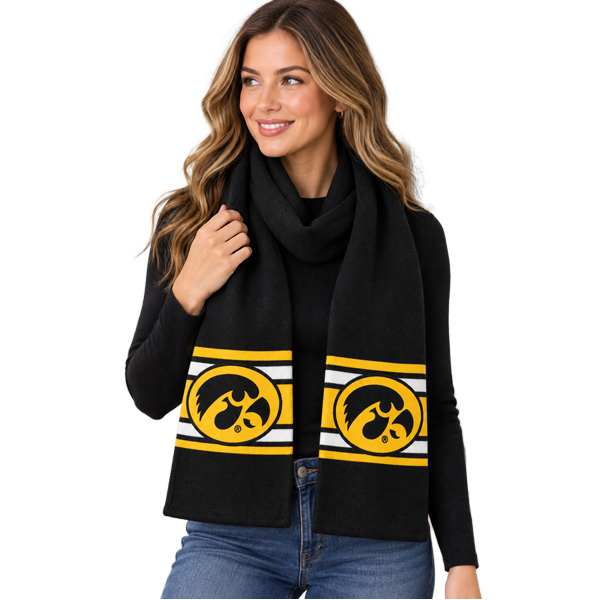 Iowa Hawkeyes Hero Jersey Scarf