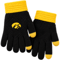 Iowa Hawkeyes Waffle Knit Gloves