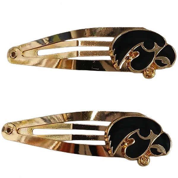 Iowa Hawkeyes 2pk Barrettes