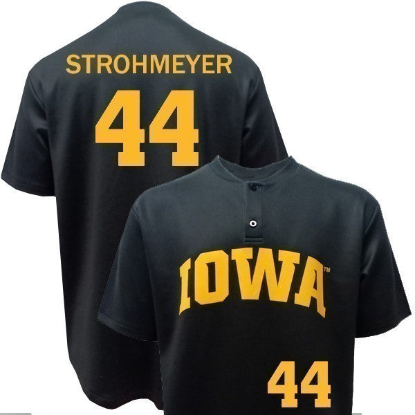 Iowa Hawkeyes Baseball Customized NIL Player Jersey
