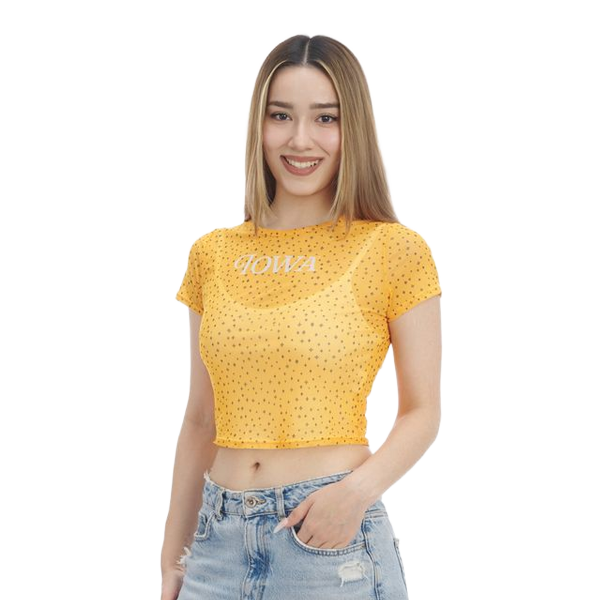 Iowa Hawkeyes Mesh Baby Tee – Gold