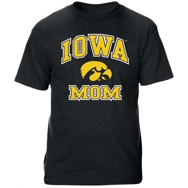 Iowa Hawkeyes Vertical Arch Mom Tee