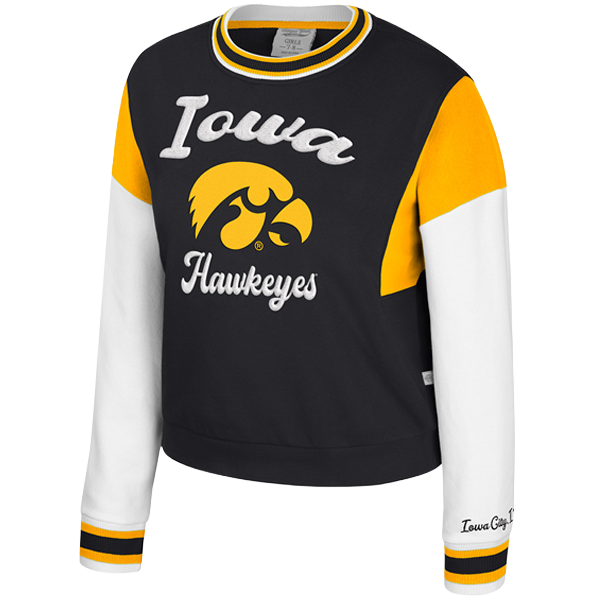 Iowa Hawkeyes Youth Girls Moonbeans Crew