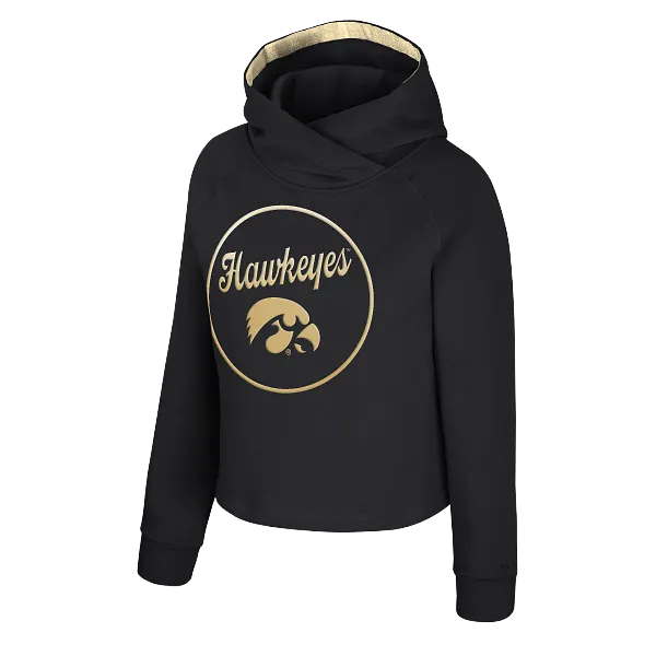 IOWA HAWKEYES WOMEN'S AFFAIR FLEECE HOOD