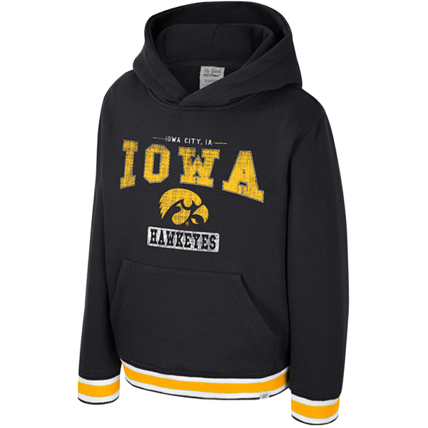 Iowa Hawkeyes Youth George Fleece Hood