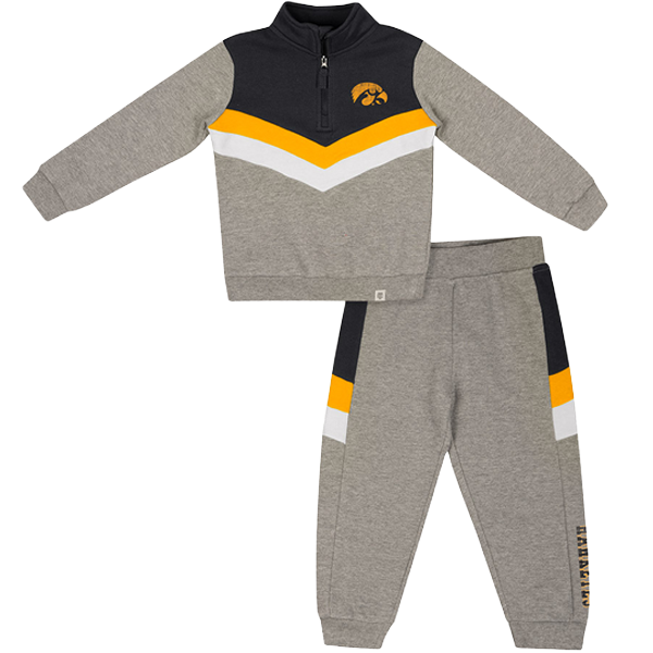 Iowa Hawkeyes Infant Clarence Fleece Set