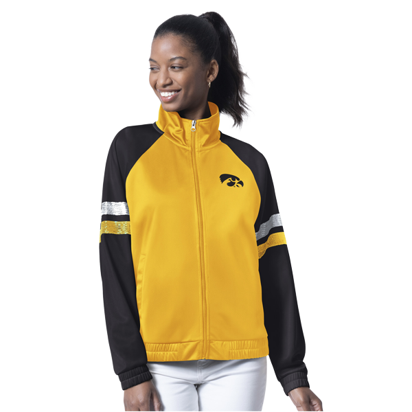 Iowa Hawkeyes Women's Fan Bling Track Jacket