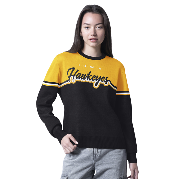 Iowa Hawkeyes Women's Football Sweater