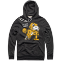 IOWA HERKY LEANING ON I HOOD