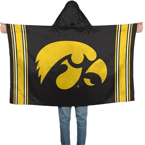 IOWA HOODIE FLAG TIGERHAWK