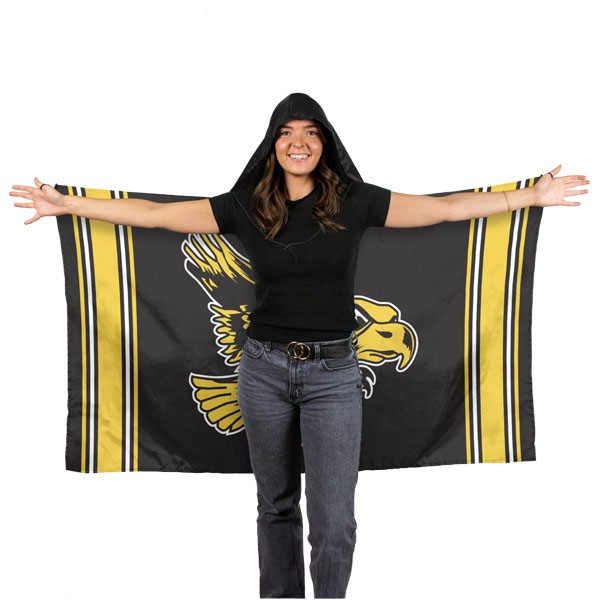 IOWA HOODIE FLAG FLYING HERKY